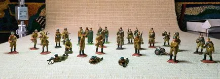 Modelarea miniaturile militare din plastilină (70 poze)