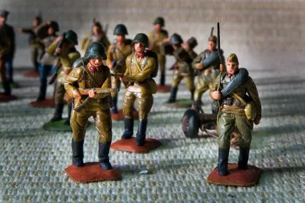 Modellezése katonai miniatúrák a plasztikákat (70 fotó)