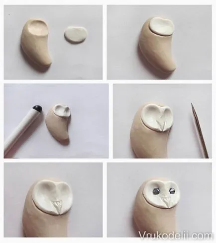 Owl формоване на базата на полимерна глина
