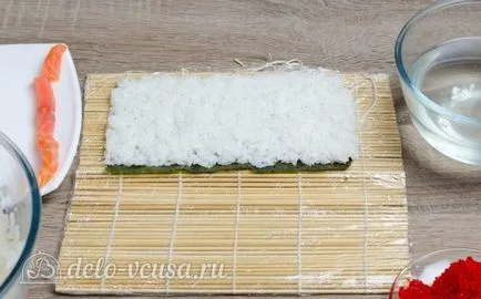 Masago Roll със сьомга и сирене - рецептата със снимка