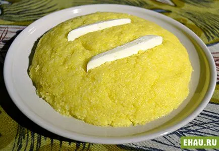 Качамак сирене рецепта (в грузински); че получава от царевица зърно - рецепти
