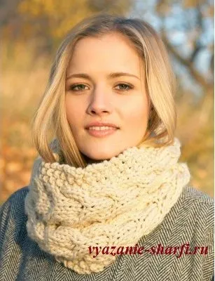 Fashion eșarfe, Snudy (snood) spițe și modele