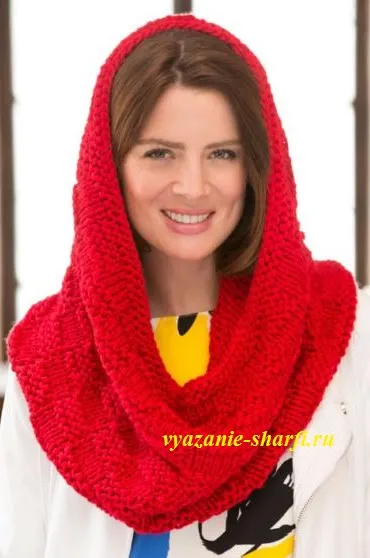 Fashion eșarfe, Snudy (snood) spițe și modele