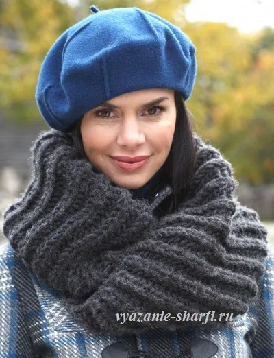 Fashion eșarfe, Snudy (snood) spițe și modele