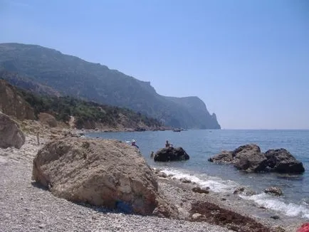 Cape Aya (Crimeea) fotografii, harta, plaje, floră