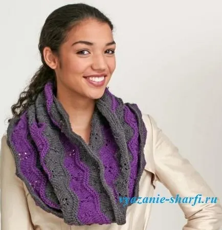 Fashion eșarfe, Snudy (snood) spițe și modele