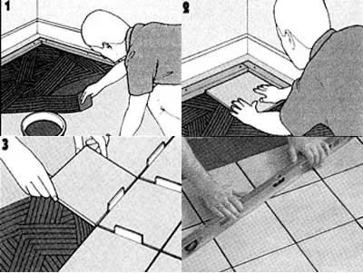 Teracota de instructiuni Placi ceramice podea de stabilire