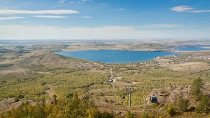 Lacul de baie, statiuni Magnitogorsk, moteluri, schi