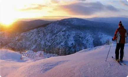 Lacul de baie, statiuni Magnitogorsk, moteluri, schi