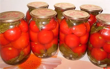 Tomatele conservate în borcane de litru retete pentru iarna