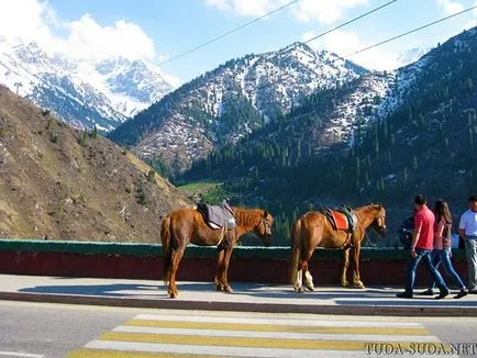 A kirándulás Medeo Almati Chimbulak és alpesi tábor Tuyuk su