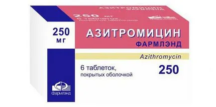 A gyógyszer azitromicin a sinus útmutató és vélemények