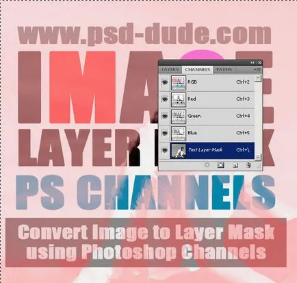 Конвертиране на изображения в маска в Photoshop