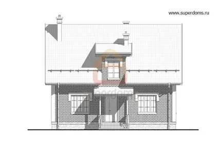 Проектът е двуетажна къща в английски стил