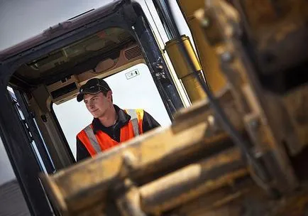 excavator de lucru anumită profesie, taxe, salarii