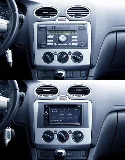 Frame rádió Ford Focus ovális átmenet lift, restaylin