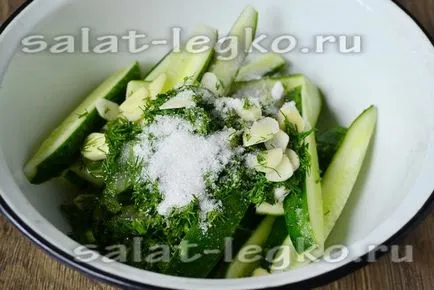 Salata Castravete - degete pentru femei - pentru iarna