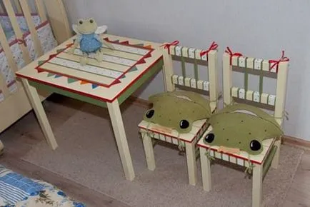 Боядисани детски мебели - честни майстори - ръчна изработка, ръчно изработени