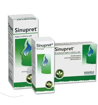 Sinupret - описание и прилагане