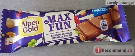 Csokoládé Alpen arany max fun robbanó cukorkák, zselék, cookie-t - „Ó, ez Alpin, ami csak