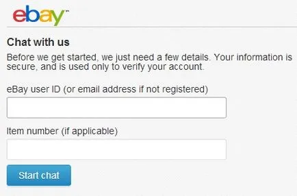 ebay echipa de sprijin mijloace de comunicare disponibile