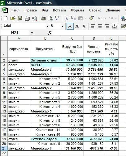 Válogatás excel