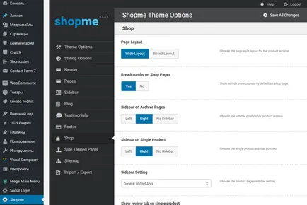 Shopme wordpress téma az online áruház
