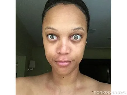 Tyra Banks a dezvăluit selfie șocante, fără machiaj, blogger frau_pompadur pe site-ul 18 iunie 2015,