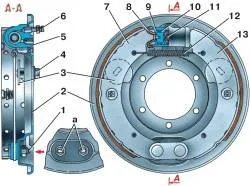 УАЗ 3151, спирачна система