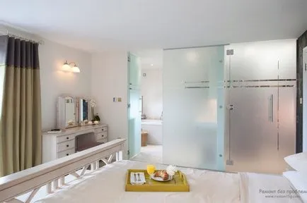 Baie și duș în interiorul unui dormitor, 20 idei de design originale