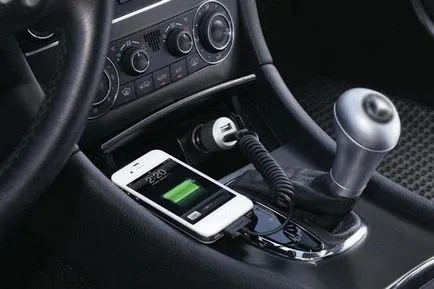 USB autós töltő a telefon készülék, a hely, vélemények és fotók