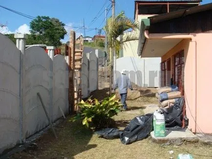 Instalarea gard de beton, face propriile mâini!