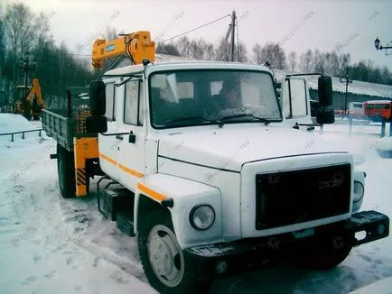 Монтаж на кранове манипулатори на газови автомобили