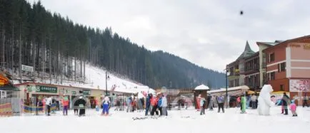 În Bukovel cu mașina