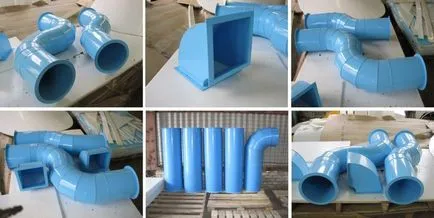 Ventilația utilizare țeavă PVC plastic pentru ventilație
