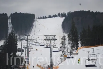 În Bukovel cu mașina