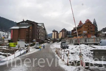 În Bukovel cu mașina