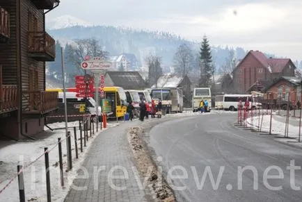 În Bukovel cu mașina