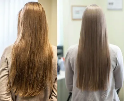 Keratin hajkiegyenesítő haj - otthon vagy a szalonban