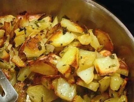 Пържени картофи - домакиня останалите - аз няма да публикувате тази рецепта на сайта