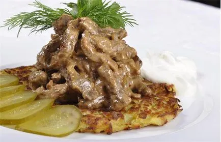 6. Változatok Stroganoff marha