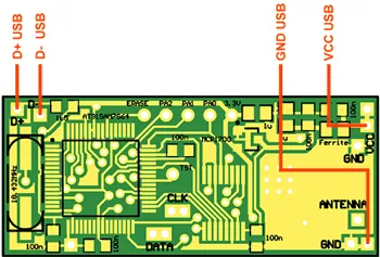 Radio hardver keylogger