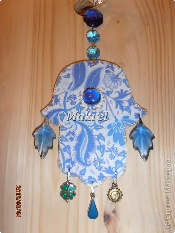 Amulet - hamsa - (Fatima keze), az ország mesterek