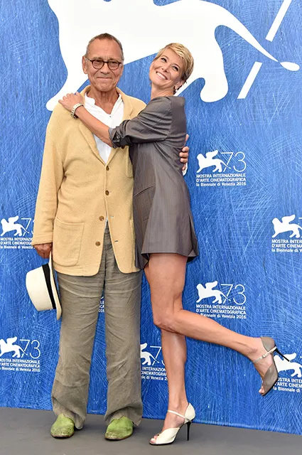 Andrei Konchalovsky și Julia Vysotsky pe Photocall filmului - un paradis - în Veneția, bârfe