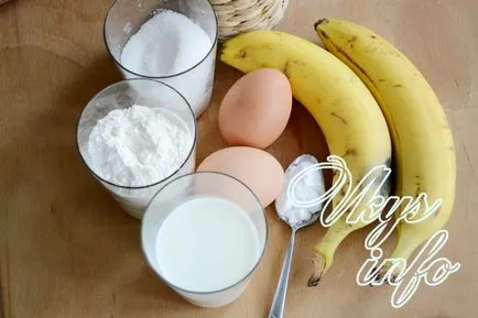 Банан рецепта за торта със снимка