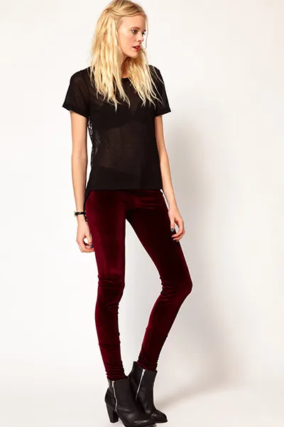 Velvet Leggings - retro divat újra a trend