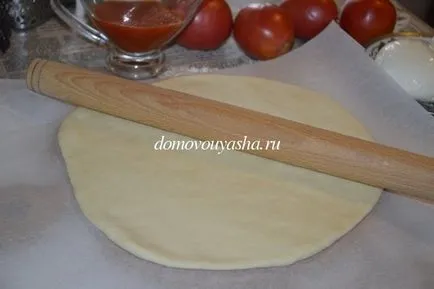 Rapid élesztős tészta pizza (vékony, finom)