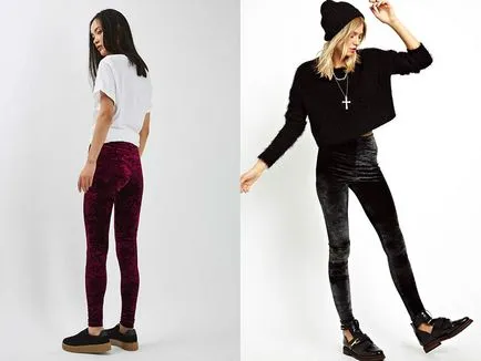 Velvet Leggings - retro divat újra a trend