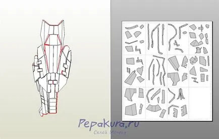 Arkham Knight Armor, Arkham cavaler spumă armură, pepakura