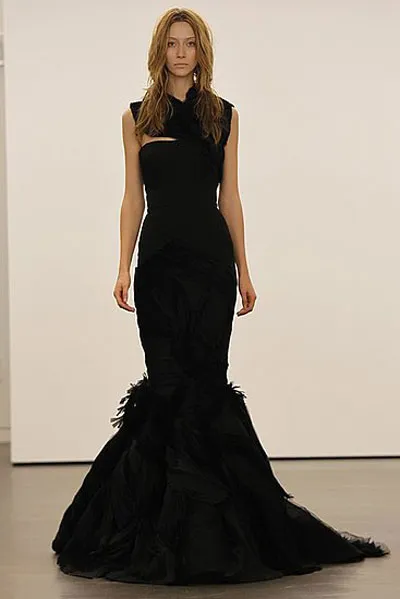 Rochii de mireasa Negru 2012 de vera wang, stil proaspat